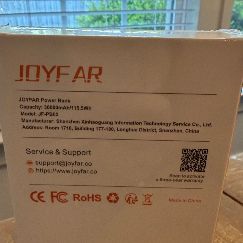 Joyfar White Power Bank 30000mAh - Picture 3 of 3